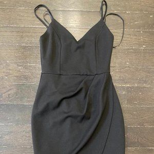 Lulu's Forever Your Girl Black Bodycon Dress